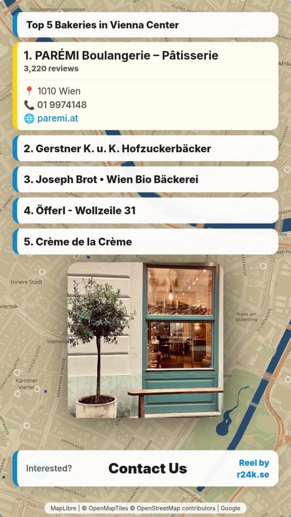 Top 5 Bakeries in Vienna