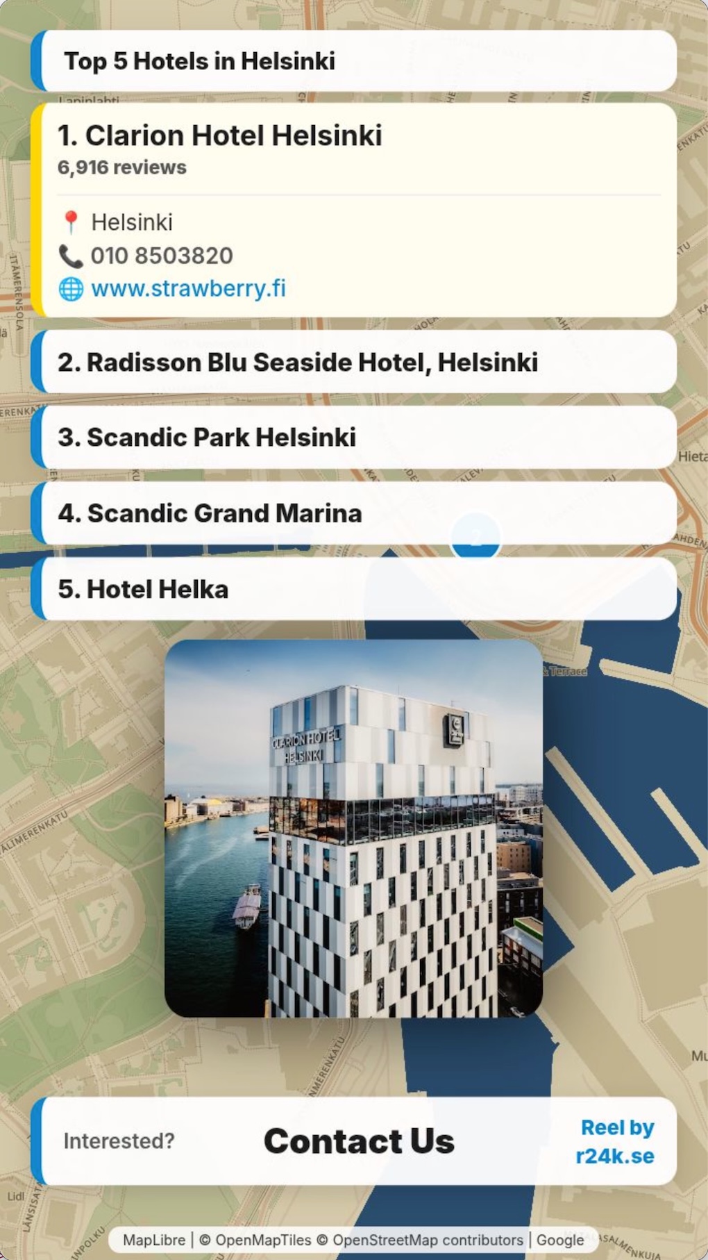 Top 5 Hotels in Helsinki